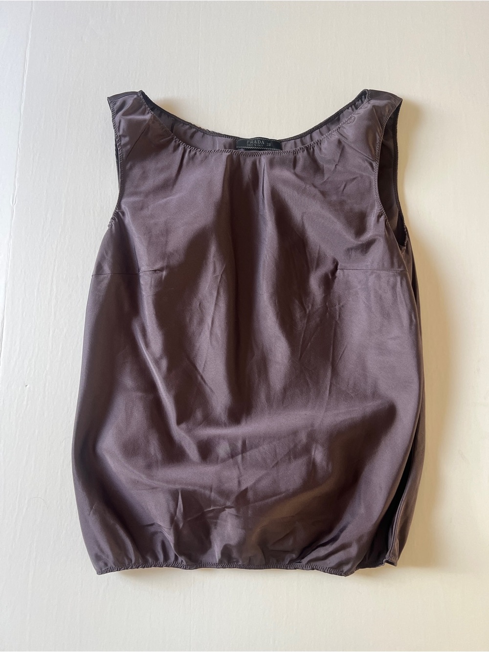 Prada Sleeveless Silk Top in Purple size s - Picture 2 of 6